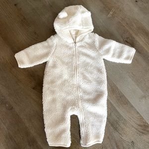 Fleece Bear Baby bunting